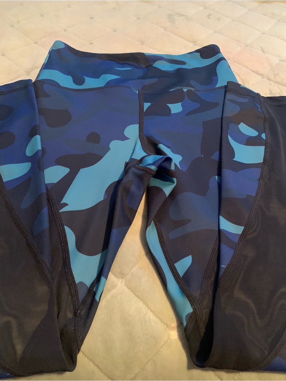 ZYIA Blue Camo Performance Leggings